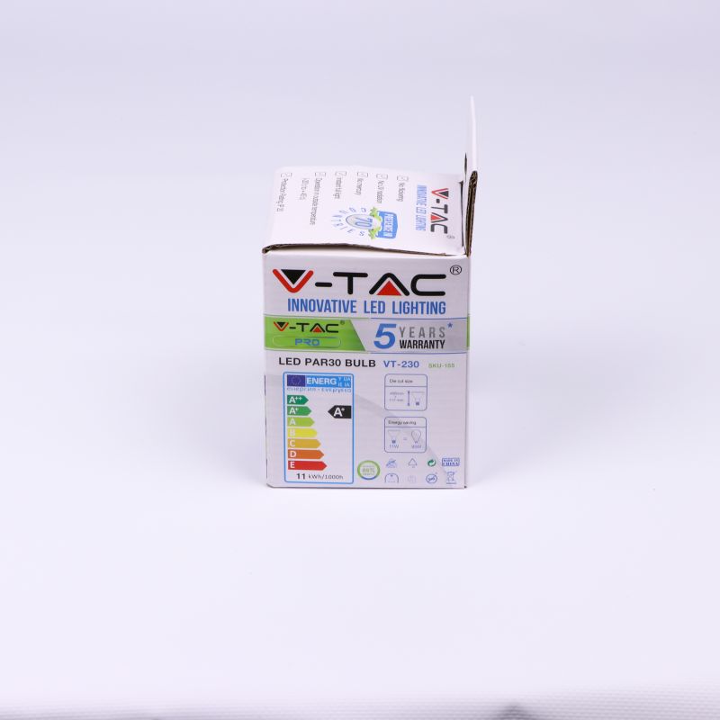 LED Bulb - SAMSUNG CHIP 11W E27 PAR30 Plastic 6400K