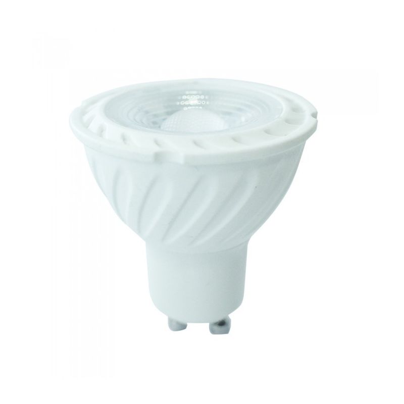 LED Spotlight SAMSUNG CHIP - GU10 7W Plastic SMD With Lens 4000K