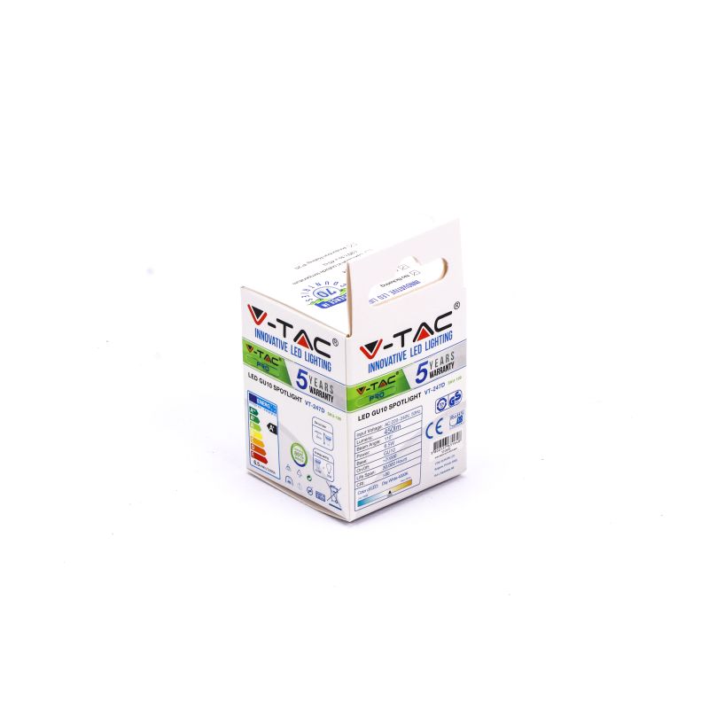 LED Spotlight SAMSUNG CHIP - GU10 6W Ripple Plastic Lens Cover 110В° Dimmable 4000K