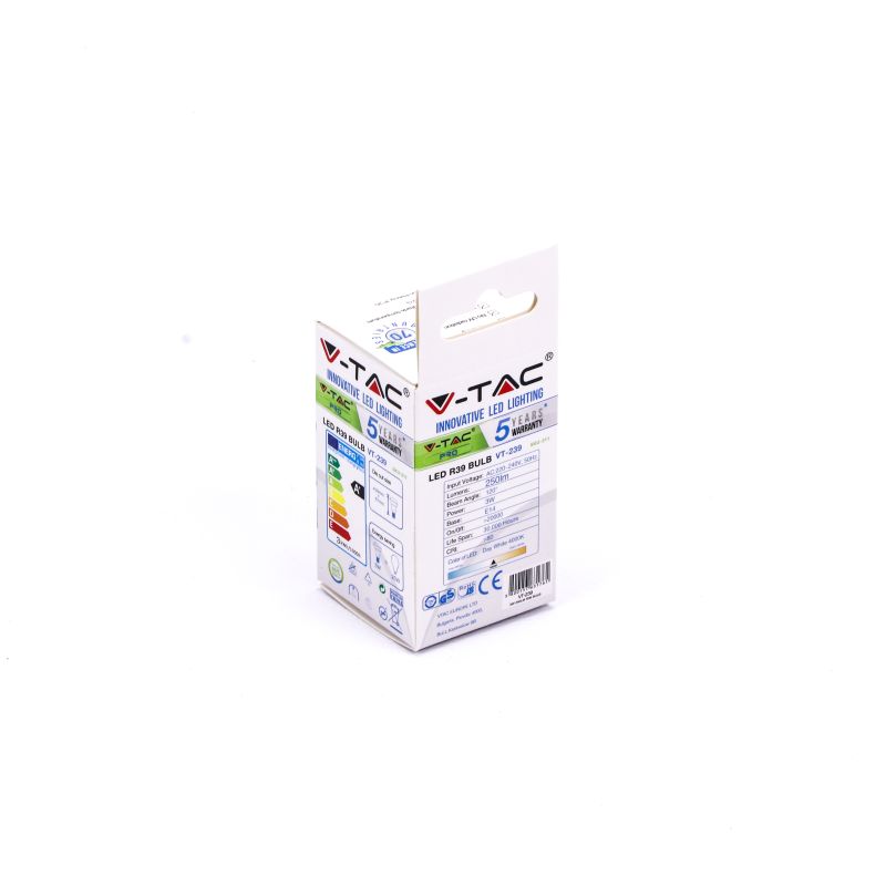 LED Bulb - SAMSUNG CHIP 3W E14 R39 Plastic 4000K