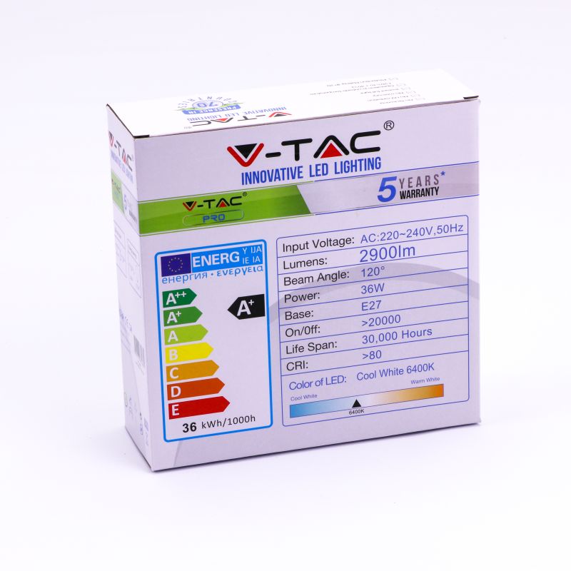 LED Bulb - SAMSUNG CHIP 36W E27 UFO F250 6400K