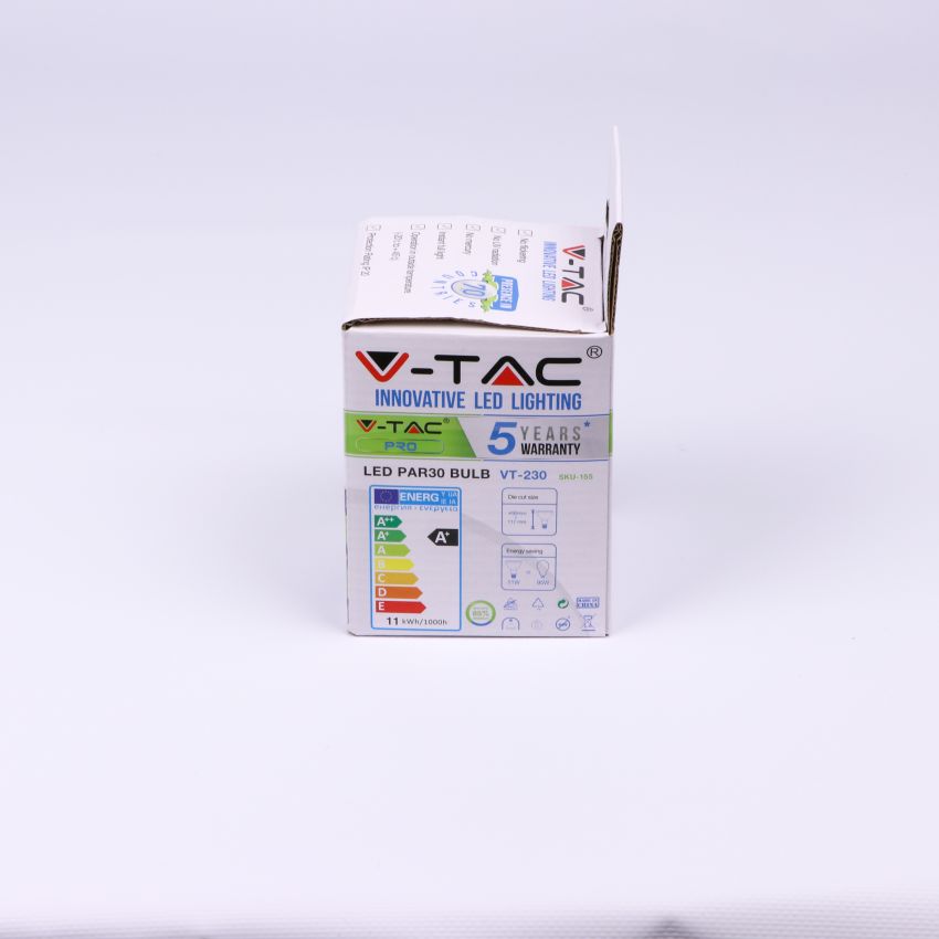 LED Bulb - SAMSUNG CHIP 11W E27 PAR30 Plastic 6400K