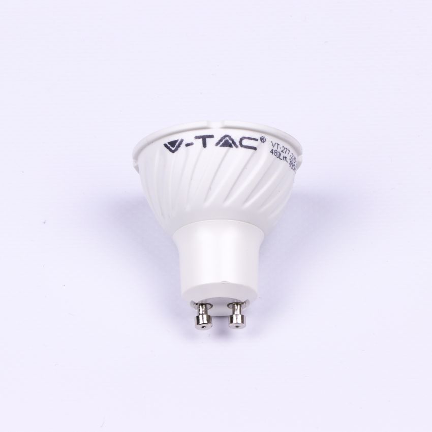 LED Spotlight SAMSUNG CHIP - GU10 6W Plastic SMD With Lens 3000K 