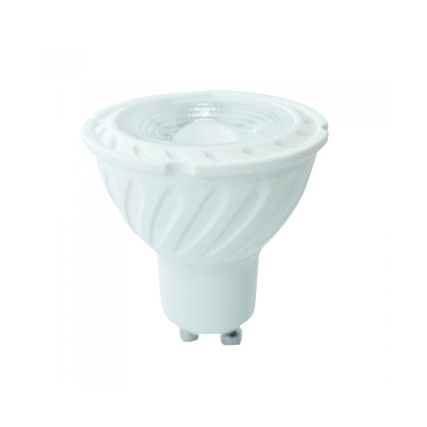 LED Spotlight SAMSUNG CHIP - GU10 6W Plastic SMD With Lens 3000K 