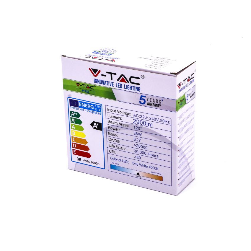 LED Bulb - SAMSUNG CHIP 36W E27 UFO F250 4000K