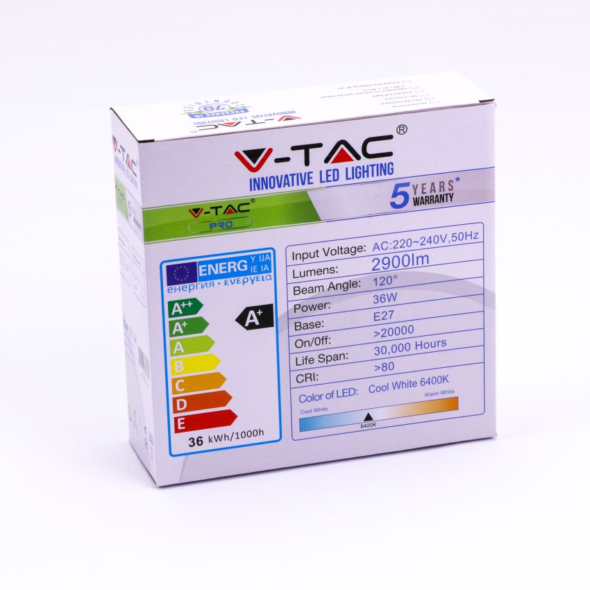 LED Bulb - SAMSUNG CHIP 36W E27 UFO F250 6400K