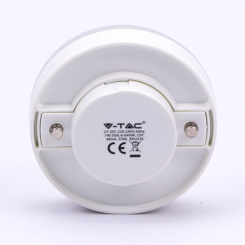 LED Bulb - SAMSUNG CHIP 6.4W GX53 Plastic 6400K