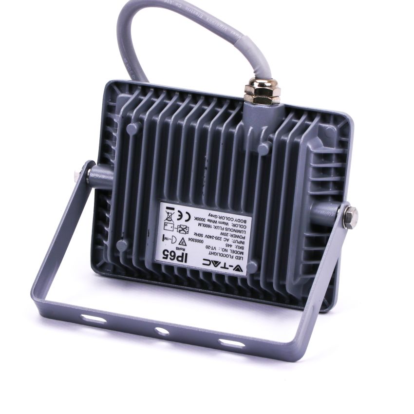 20W LED Floodlight SMD SAMSUNG CHIP Grey Body 3000K