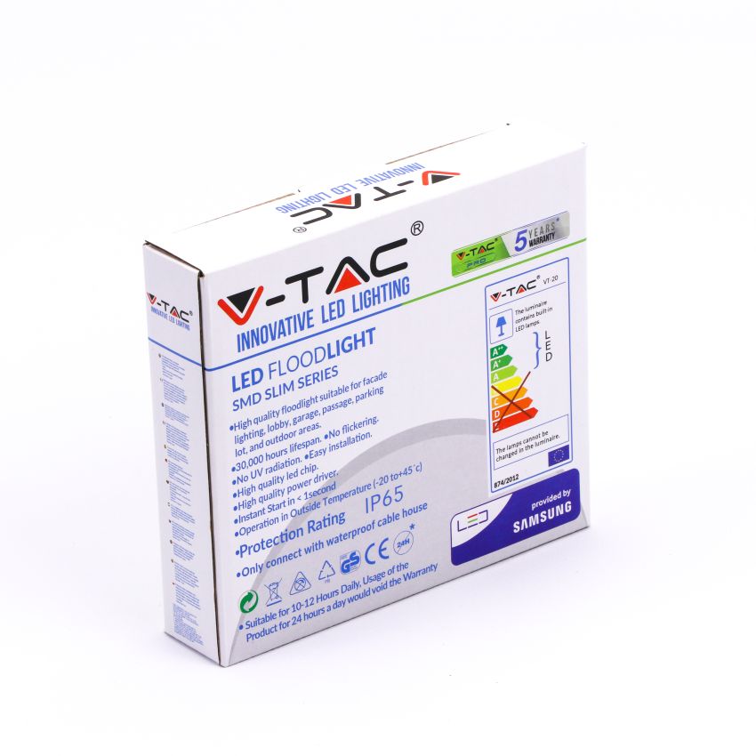 20W LED Floodlight SMD SAMSUNG CHIP Grey Body 3000K