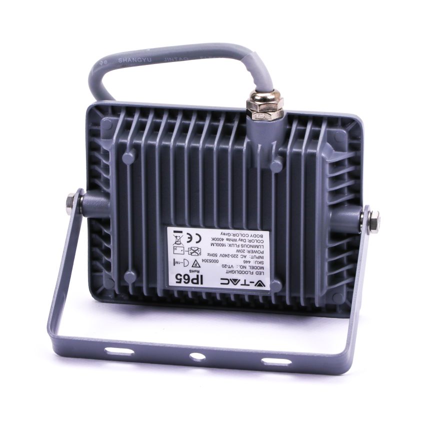 20W LED Floodlight SMD SAMSUNG CHIP Grey Body 4000K