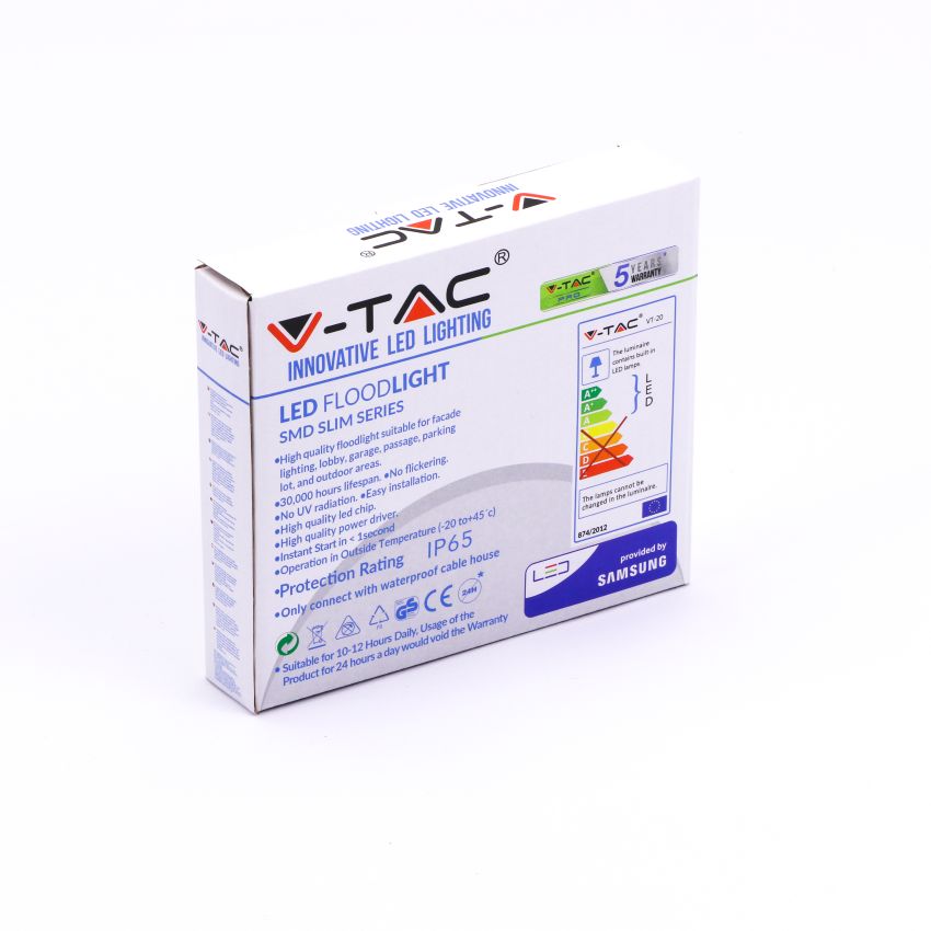 20W LED Floodlight SMD SAMSUNG CHIP Grey Body 4000K