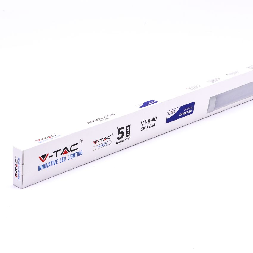 40W LED Grill Fitting SAMSUNG CHIP 120cm 100LM/WATT 3000K