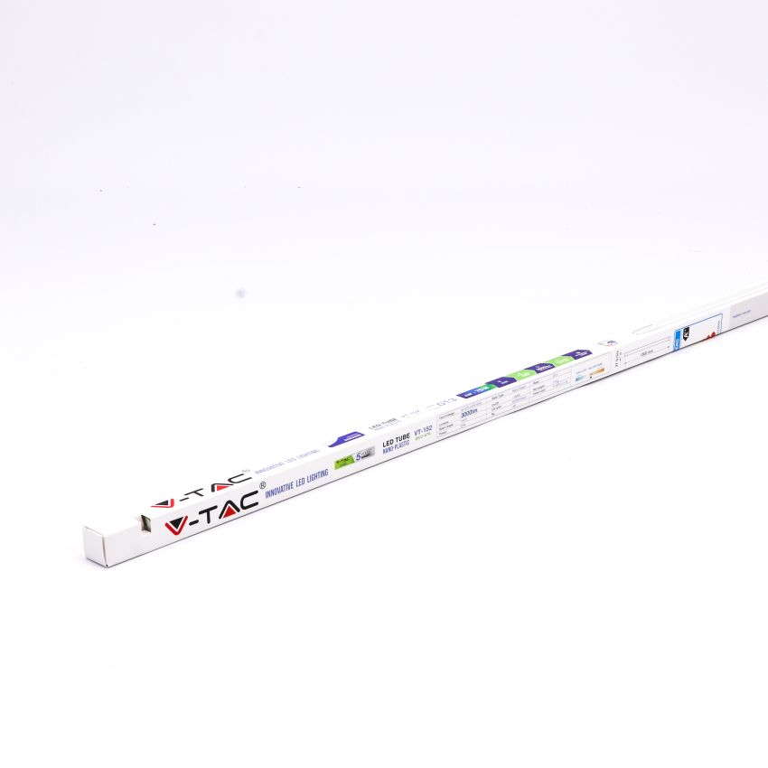 LED Tube SAMSUNG CHIP - 150cm 24W A++ G13 Nano Plastic 4000K 