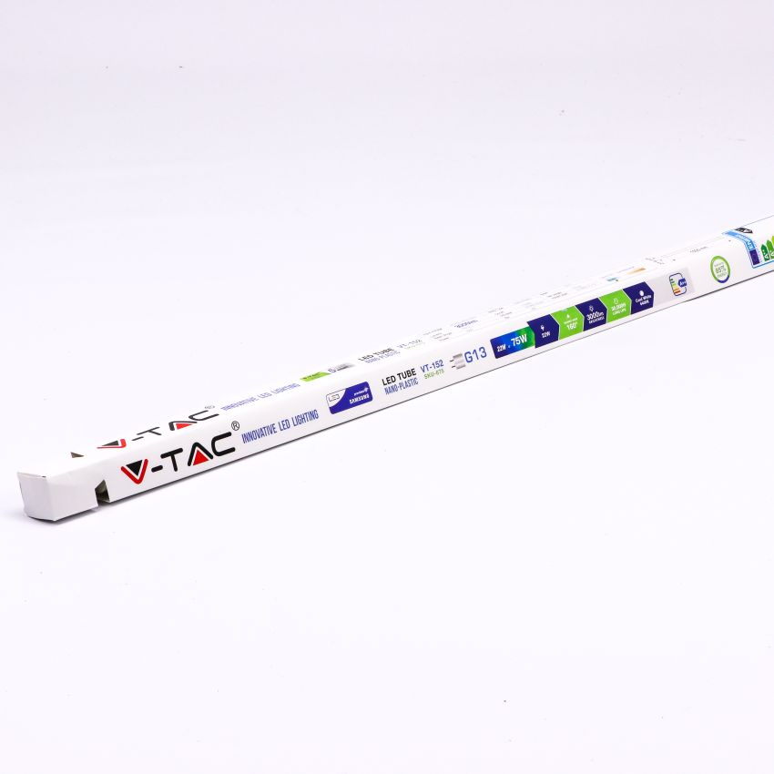 LED Tube SAMSUNG CHIP - 150cm 24W A++ G13 Nano Plastic 6500K 