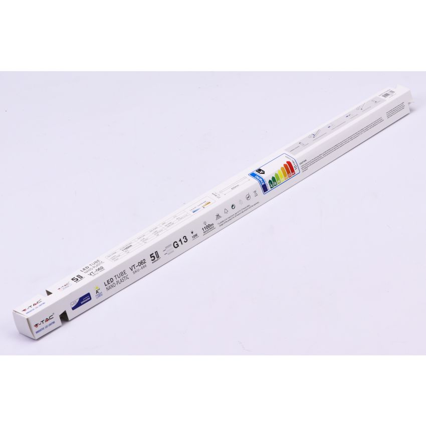 LED Tube SAMSUNG CHIP - 60cm 7.5W G13 Nano Plastic Rotatable Рђ++ 4000K 