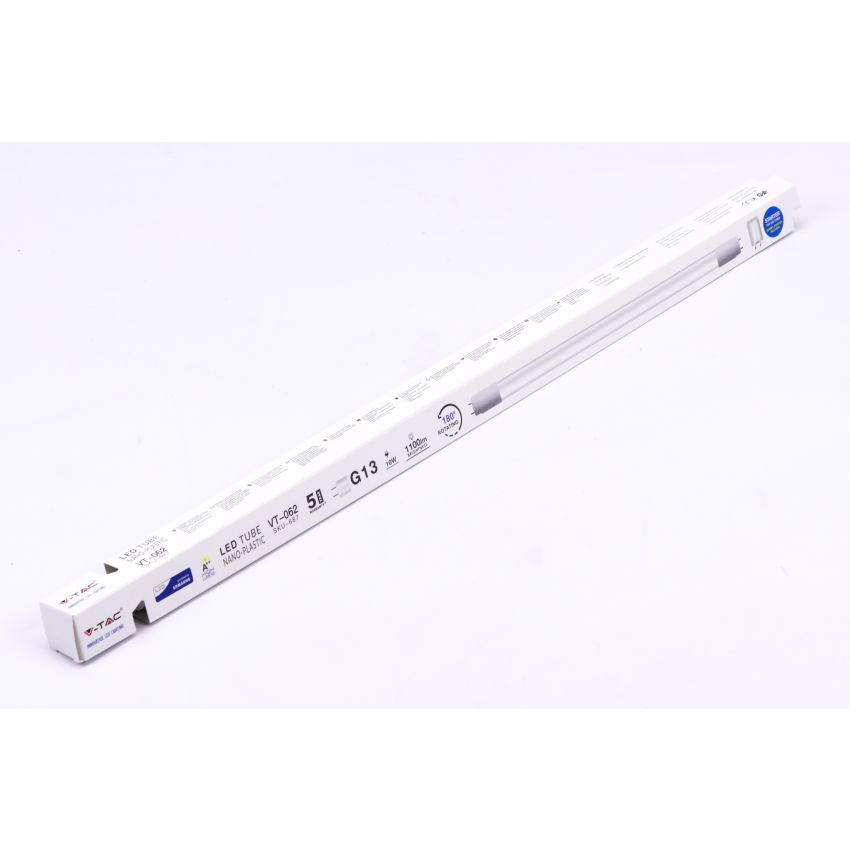 LED Tube SAMSUNG CHIP - 60cm 7.5W G13 Nano Plastic Rotatable Рђ++ 6400K 