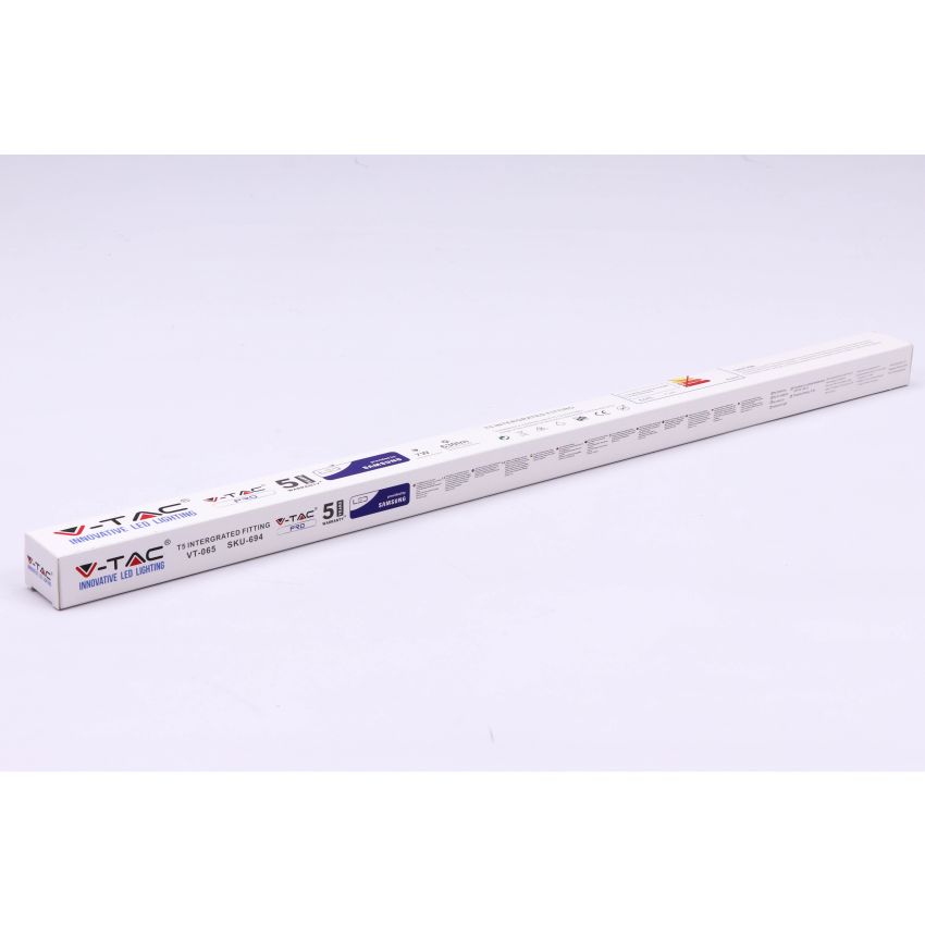 7W LED Batten Fitting SAMSUNG CHIP T5 60cm 6500K