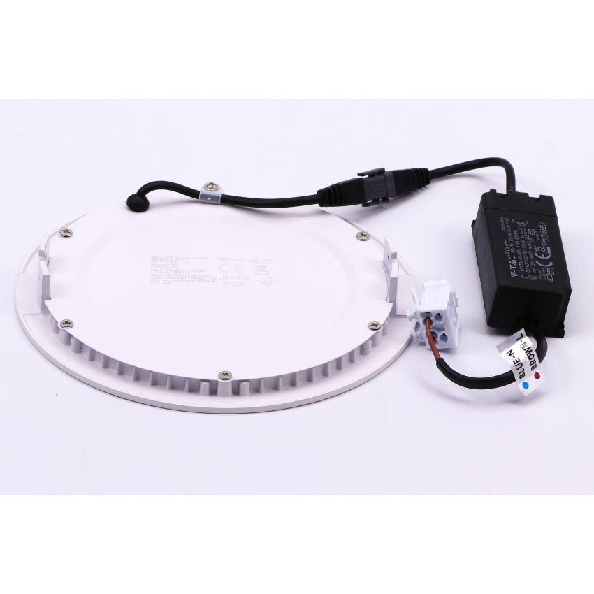 12W LED Panel Premium SAMSUNG CHIP Round 3000K