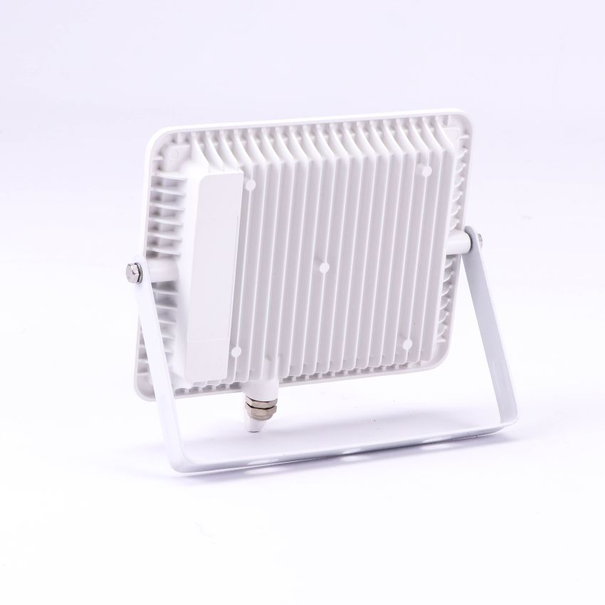 50W LED Floodlight SMD SAMSUNG CHIP G2 SLIM White Body 4000K 